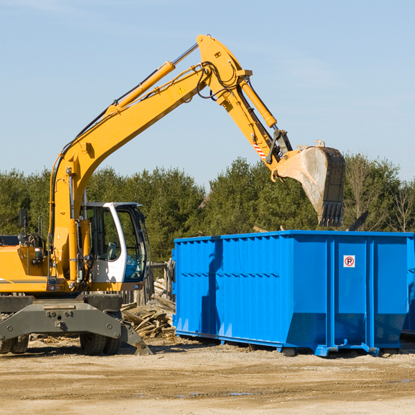 are there any restrictions on where a residential dumpster can be placed in Sturgeon Bay